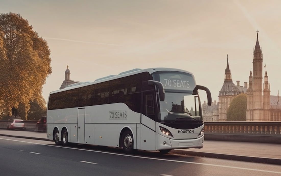 70-seat coach exterior, Brit Travel fleet