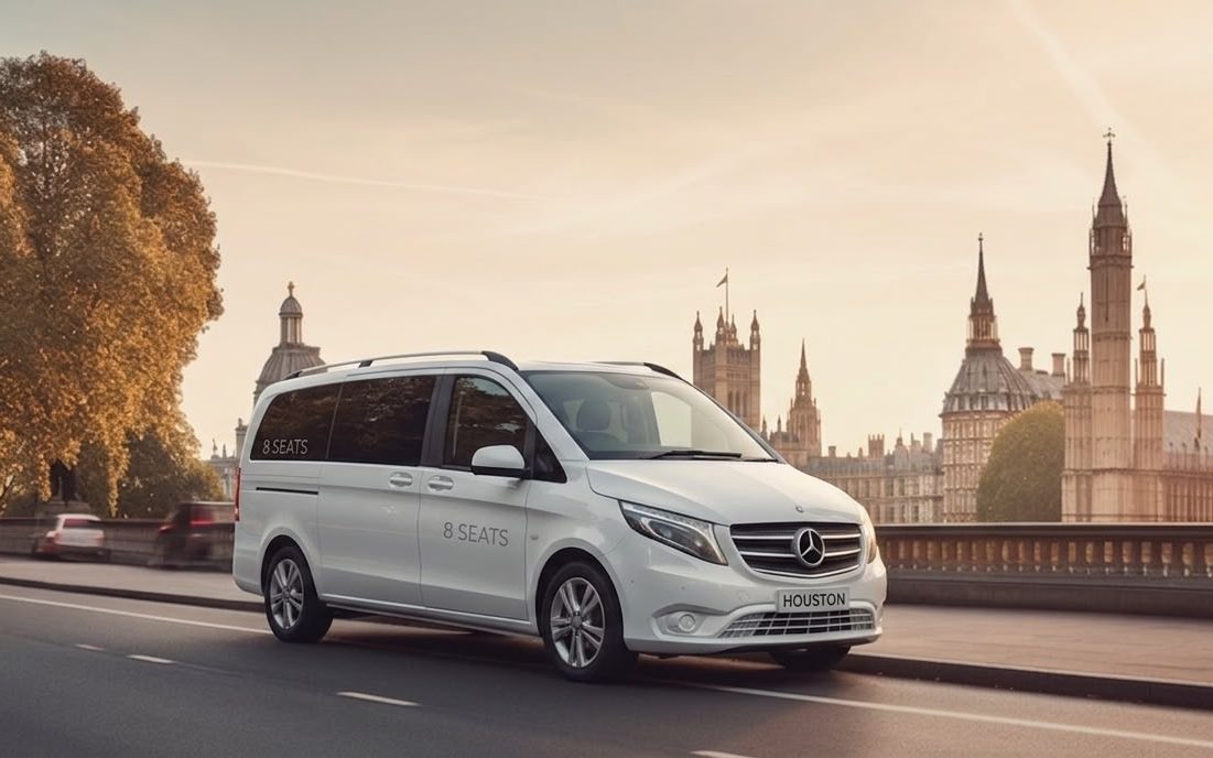 8-seat minibus exterior, Brit Travel fleet